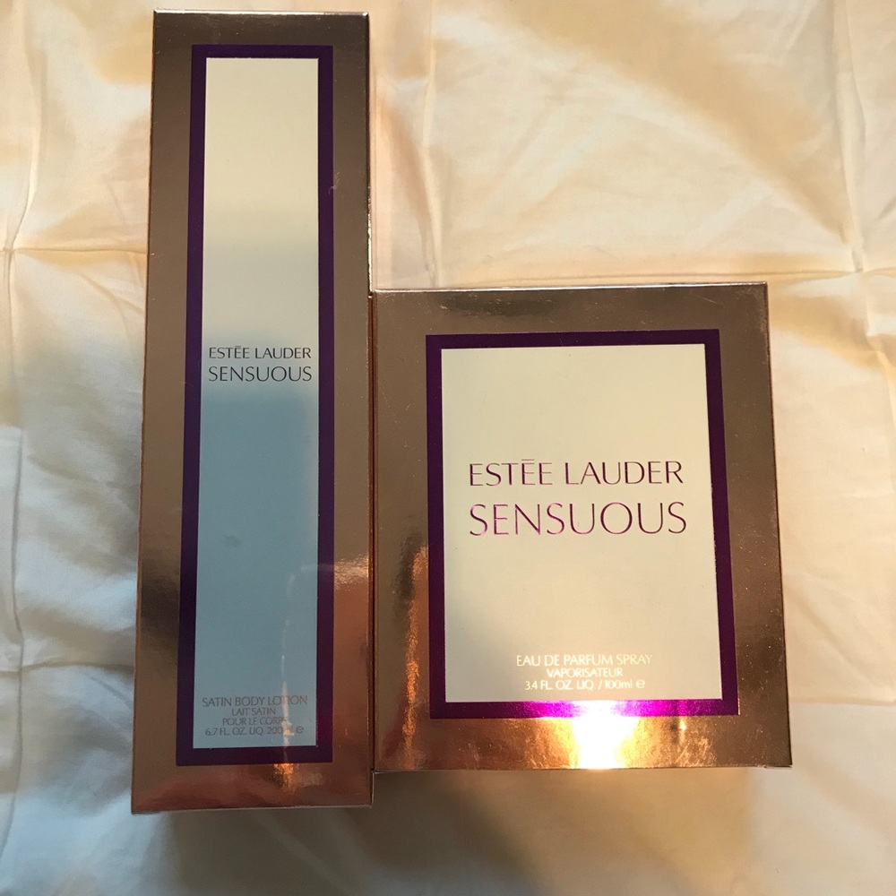 Estée Lauder lotion and perfume